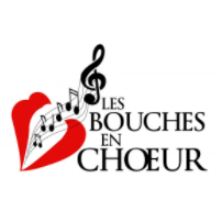 Logo association les bouches en coeur